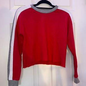 Tilly’s Red Cropped Crew